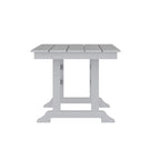 Commercial All Weather Adirondack Table and 6 Chairs with Cupholders