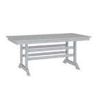 Commercial All Weather Adirondack Table and 6 Chairs with Cupholders