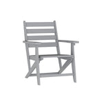 Commercial All Weather Adirondack Table and 6 Chairs with Cupholders