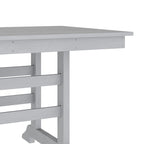 Commercial All Weather Adirondack Table and 6 Chairs with Cupholders