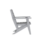 Commercial All Weather Adirondack Table and 6 Chairs with Cupholders