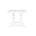 Commercial All Weather Adirondack Table and 6 Chairs with Cupholders