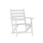 Commercial All Weather Adirondack Table and 6 Chairs with Cupholders