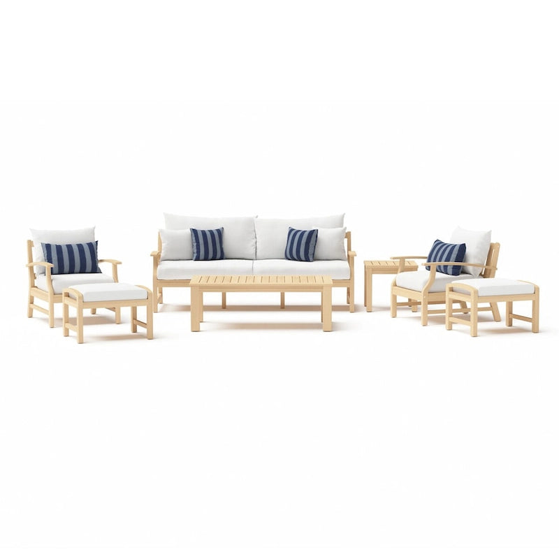 Kooper 7 Piece Sunbrella Outdoor Patio Sofa & Club Chair Set