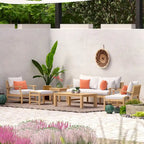 Kooper 7 Piece Sunbrella Outdoor Patio Sofa & Club Chair Set
