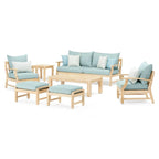 Kooper 7 Piece Sunbrella Outdoor Patio Sofa & Club Chair Set