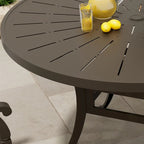 4 - Person Round Outdoor Dining Set with Cushions