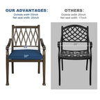 4 - Person Round Outdoor Dining Set with Cushions