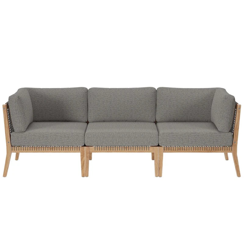 Clearwater Outdoor Patio Teak Wood Sofa