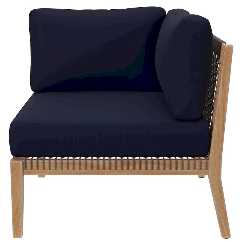 Clearwater Outdoor Patio Teak Wood Sofa