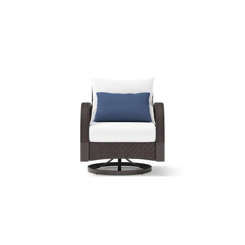 Barcelo 2 Piece Sunbrella Outdoor Patio Motion Club Chairs