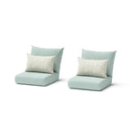 Barcelo 2 Piece Sunbrella Outdoor Patio Motion Club Chairs