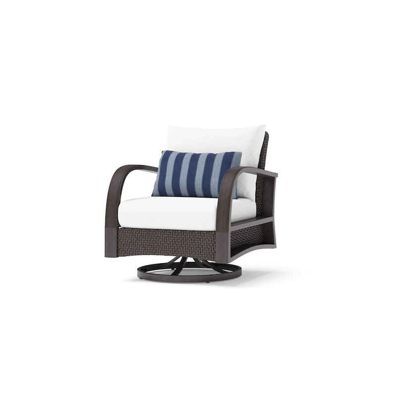 Barcelo 2 Piece Sunbrella Outdoor Patio Motion Club Chairs
