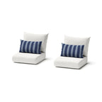 Barcelo 2 Piece Sunbrella Outdoor Patio Motion Club Chairs