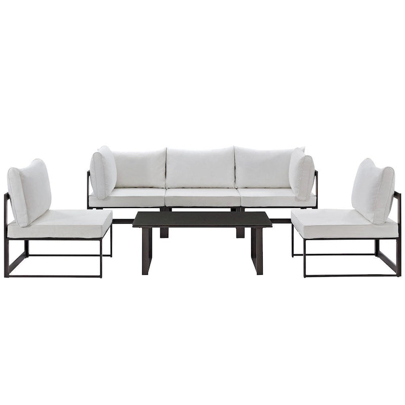 Chance 6-piece Outdoor Patio Sectional Sofa Set