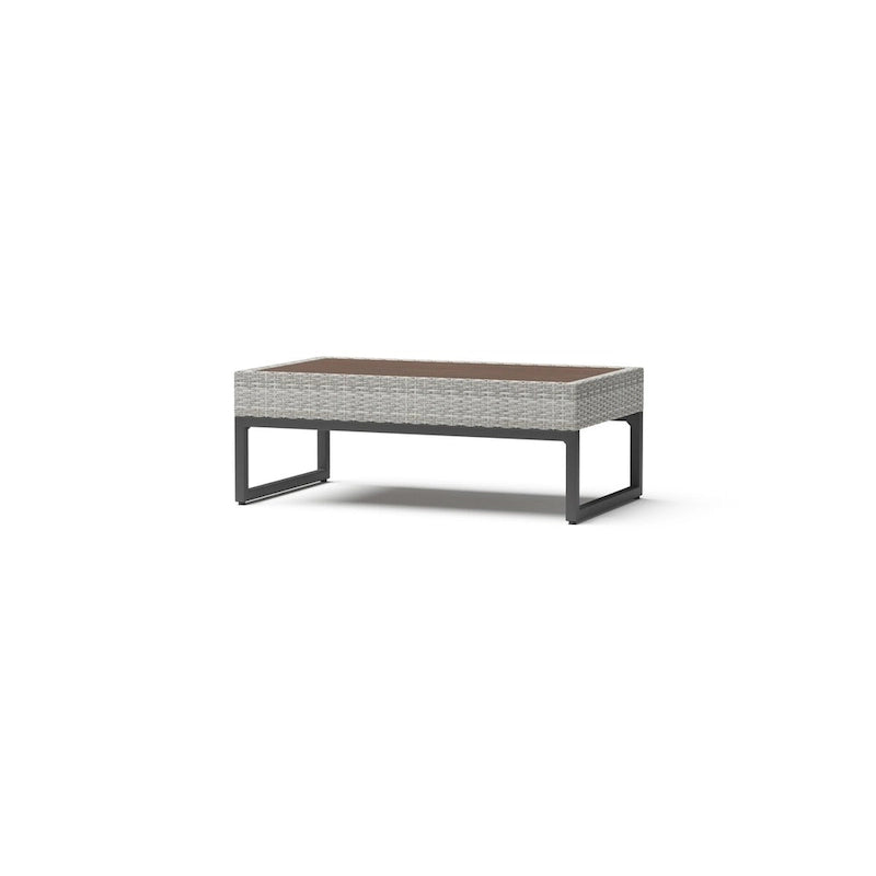 Milo Gray 4 Piece Sunbrella Outdoor Patio Seating Set