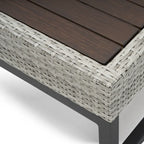 Milo Gray 4 Piece Sunbrella Outdoor Patio Seating Set