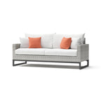 Milo Gray 4 Piece Sunbrella Outdoor Patio Seating Set