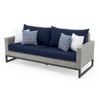 Milo Gray 4 Piece Sunbrella Outdoor Patio Seating Set