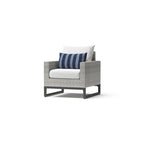 Milo Gray 4 Piece Sunbrella Outdoor Patio Seating Set