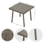 7-Piece Aluminum Patio Conversation Set, 3-Seat Outdoor Couch with Ottomans , 2 Swivel Chairsand Coffee Table
