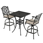 2 - Person Square Outdoor Dining Set with Cushions