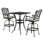 2 - Person Square Outdoor Dining Set with Cushions