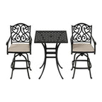 2 - Person Square Outdoor Dining Set with Cushions