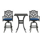 2 - Person Square Outdoor Dining Set with Cushions