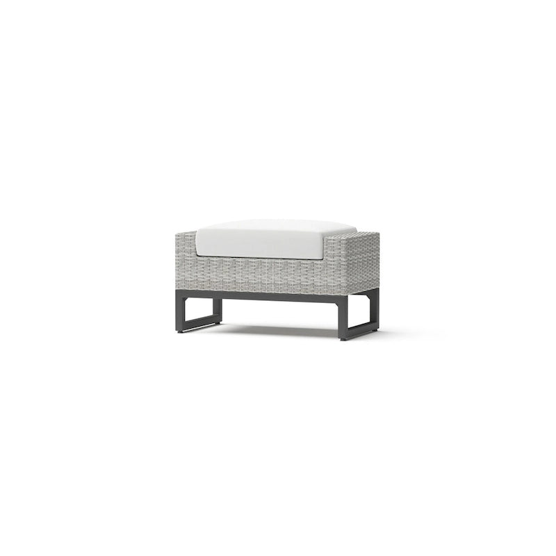 Milo Gray 7 Piece Sunbrella Outdoor Patio Motion Deep Seating Set