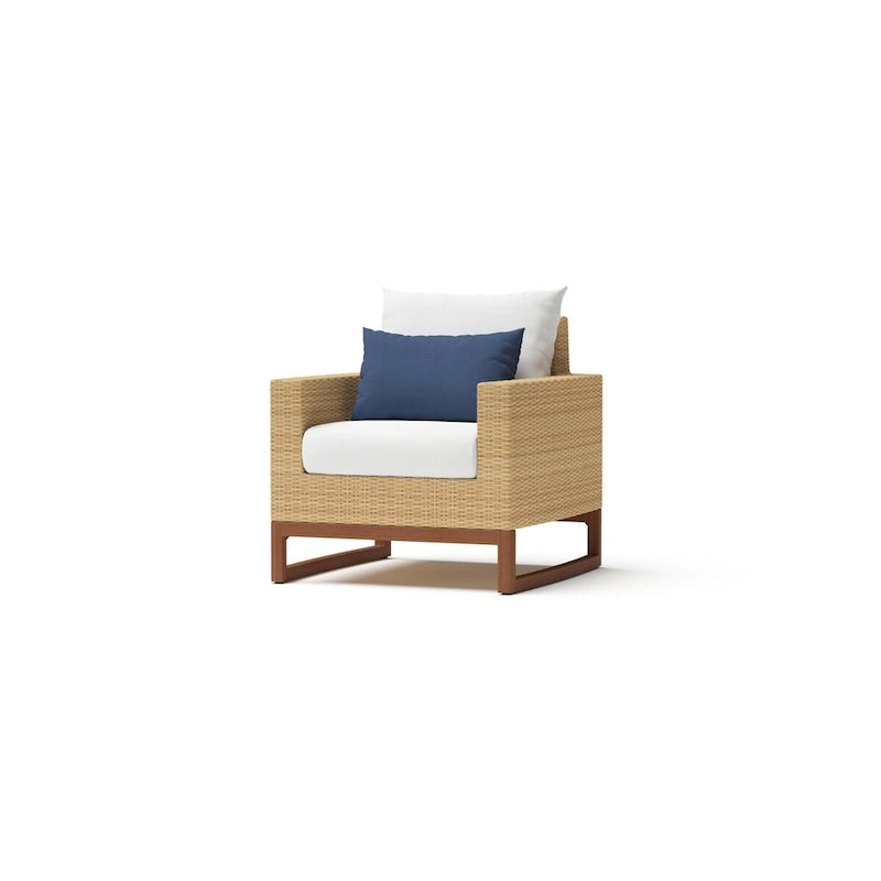 Milea 4 Piece Sunbrella Outdoor Patio Seating Set