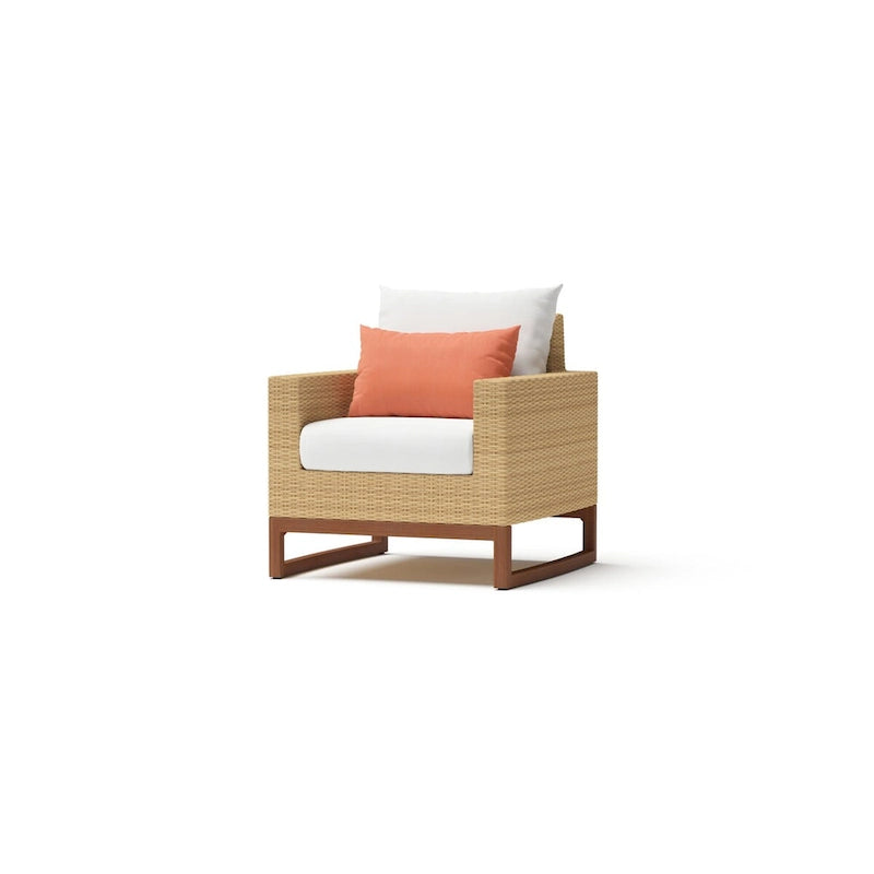 Milea 4 Piece Sunbrella Outdoor Patio Seating Set