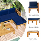 5-Piece Sectional Sofa Seating Group Set