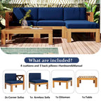 5-Piece Sectional Sofa Seating Group Set