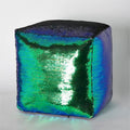 Reversible Sequin Mermaid Pouf