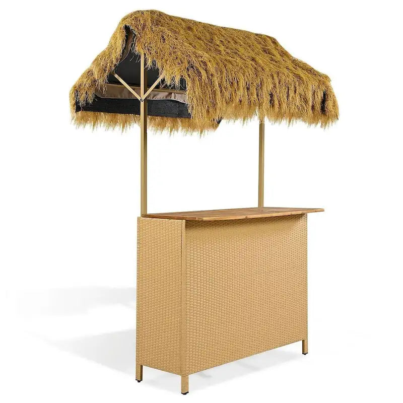 Hawaiian-style Bar Table Set Outdoor Party Bar Set