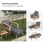 Modern Valentino Outdoor Chaise Lounge set of 2 by HULALA HOME