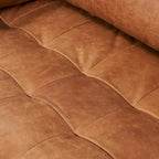 Poly & Bark Napa 82 Leather Pull-Out Convertible Sleeper Sofa - Full Grain Genuine Italian Leather
