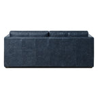 Poly & Bark Napa 82 Leather Pull-Out Convertible Sleeper Sofa - Full Grain Genuine Italian Leather