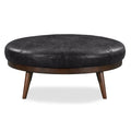 Poly & Bark Gio Ottoman - Full Grain Genuine Italian Leather