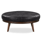 Poly & Bark Gio Ottoman - Full Grain Genuine Italian Leather