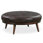 Poly & Bark Gio Ottoman - Full Grain Genuine Italian Leather