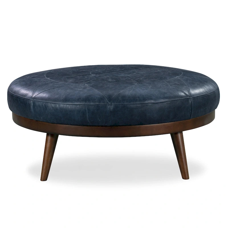 Poly & Bark Gio Ottoman - Full Grain Genuine Italian Leather