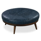 Poly & Bark Gio Ottoman - Full Grain Genuine Italian Leather