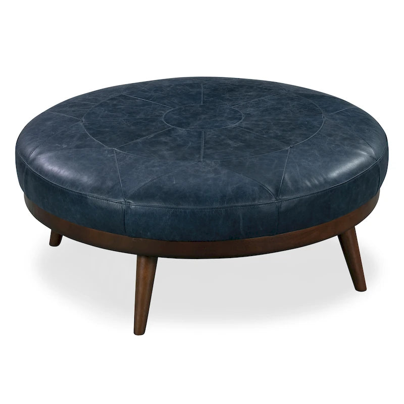 Poly & Bark Gio Ottoman - Full Grain Genuine Italian Leather