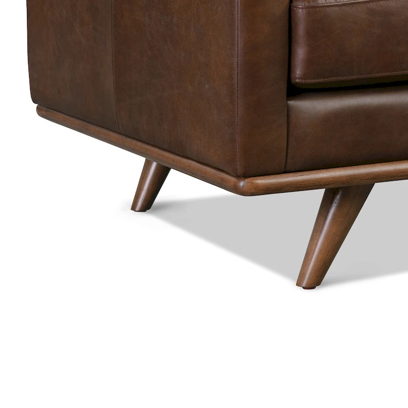 Poly & Bark Nolita 85 Sofa - Full Grain Genuine Italian Leather