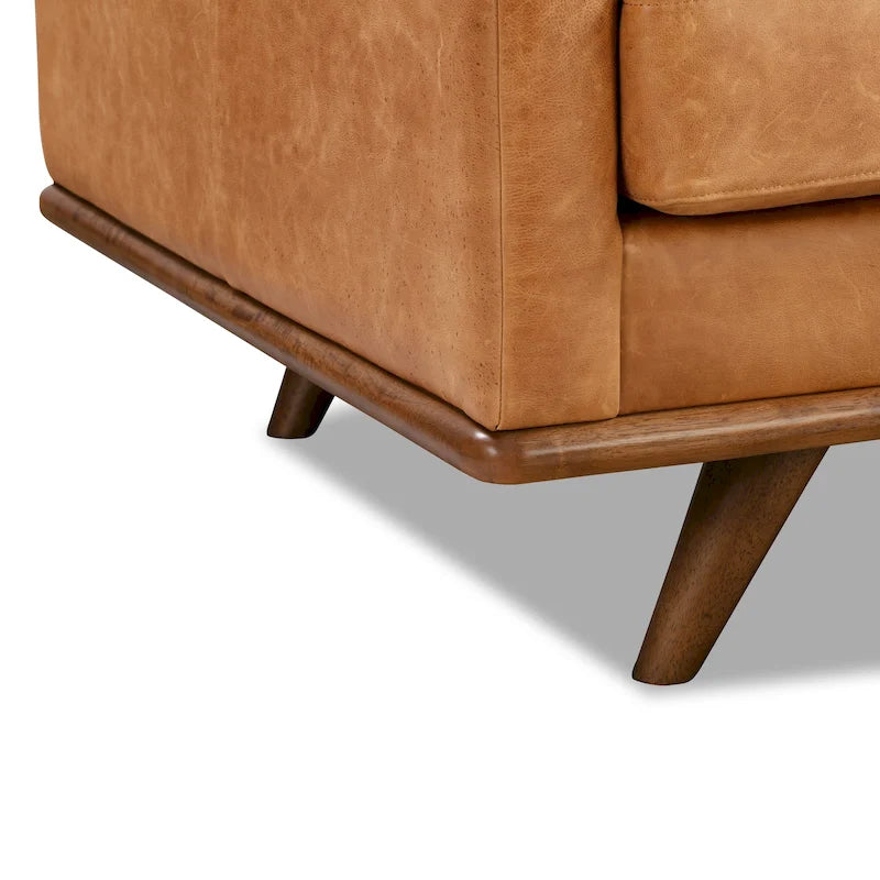 Poly & Bark Nolita 85 Sofa - Full Grain Genuine Italian Leather