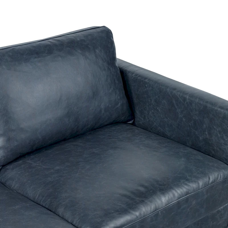 Poly & Bark Nolita 85 Sofa - Full Grain Genuine Italian Leather