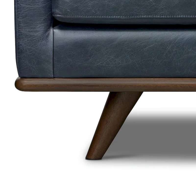 Poly & Bark Nolita 85 Sofa - Full Grain Genuine Italian Leather