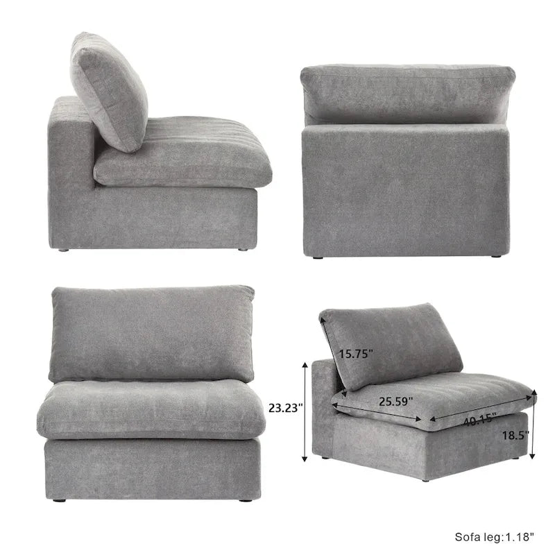 Modular Sectional Sofas for Living Room, Convertible Sofa Couch